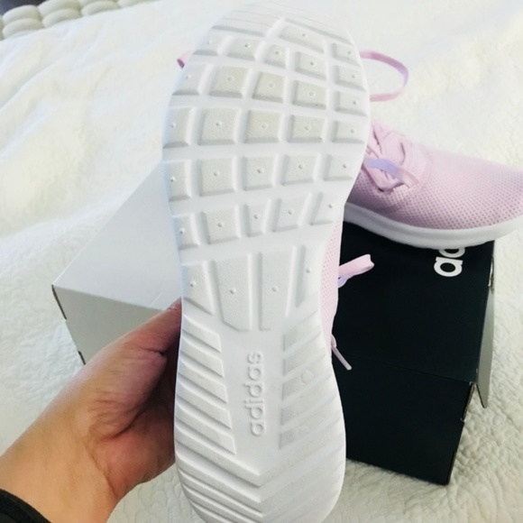 Adidas Women's Cloudfoam Pure Aero Pink/White - Picture 6 of 6